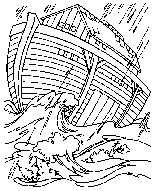 Kids-n-fun.com | Coloring page Bible Noahs Ark Bible Noahs Ark